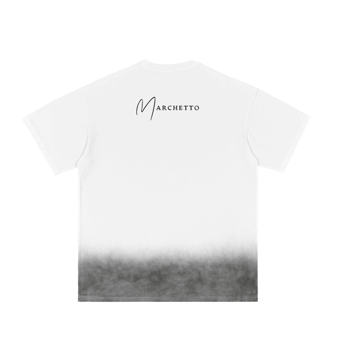 White Vintage Marchetto Gradient T-Shirt