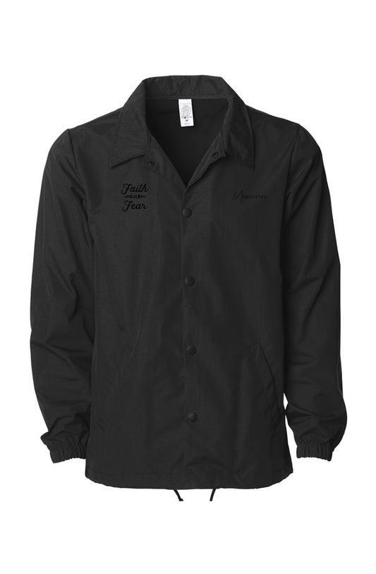 Black On Black Coaches Jacket