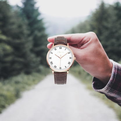 Marchetto Leather Quartz watch