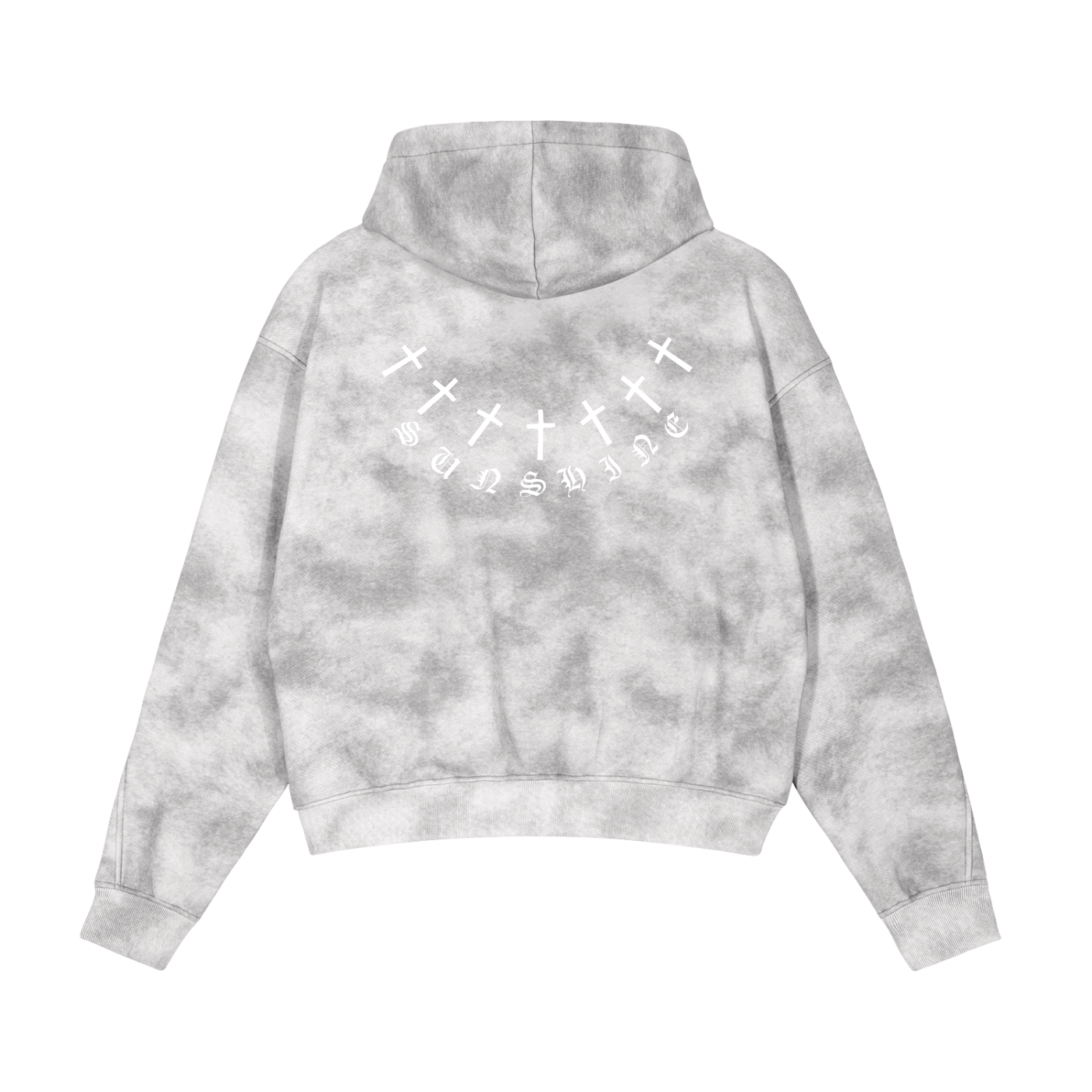 Marchetto Flower Gray Hoodie