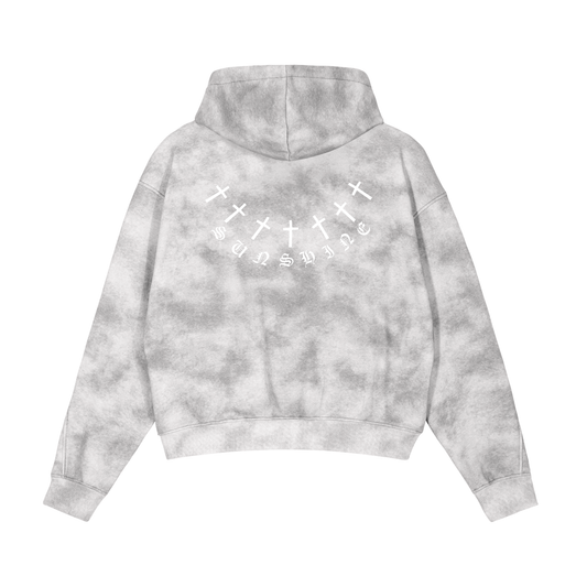 Marchetto Flower Gray Hoodie