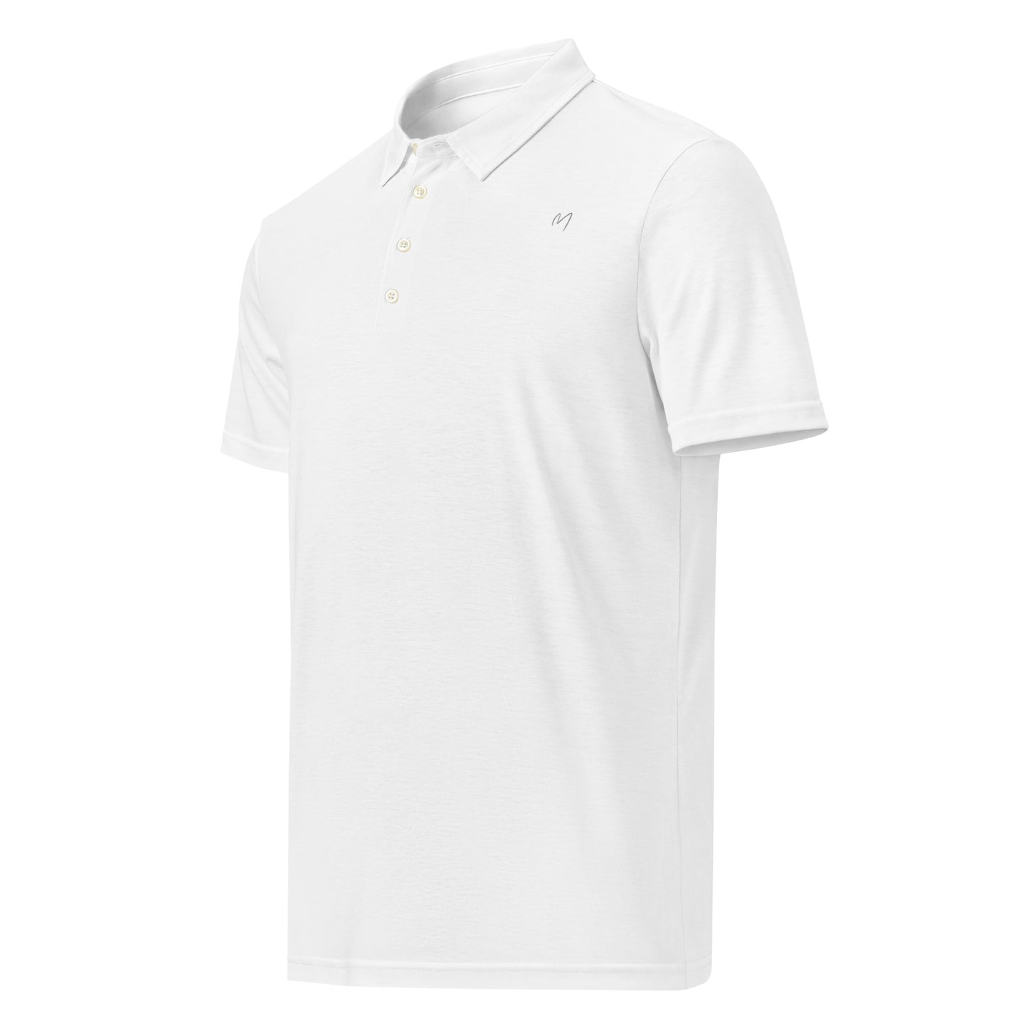 Marchetto Men’s slim fit White Polo Shirt