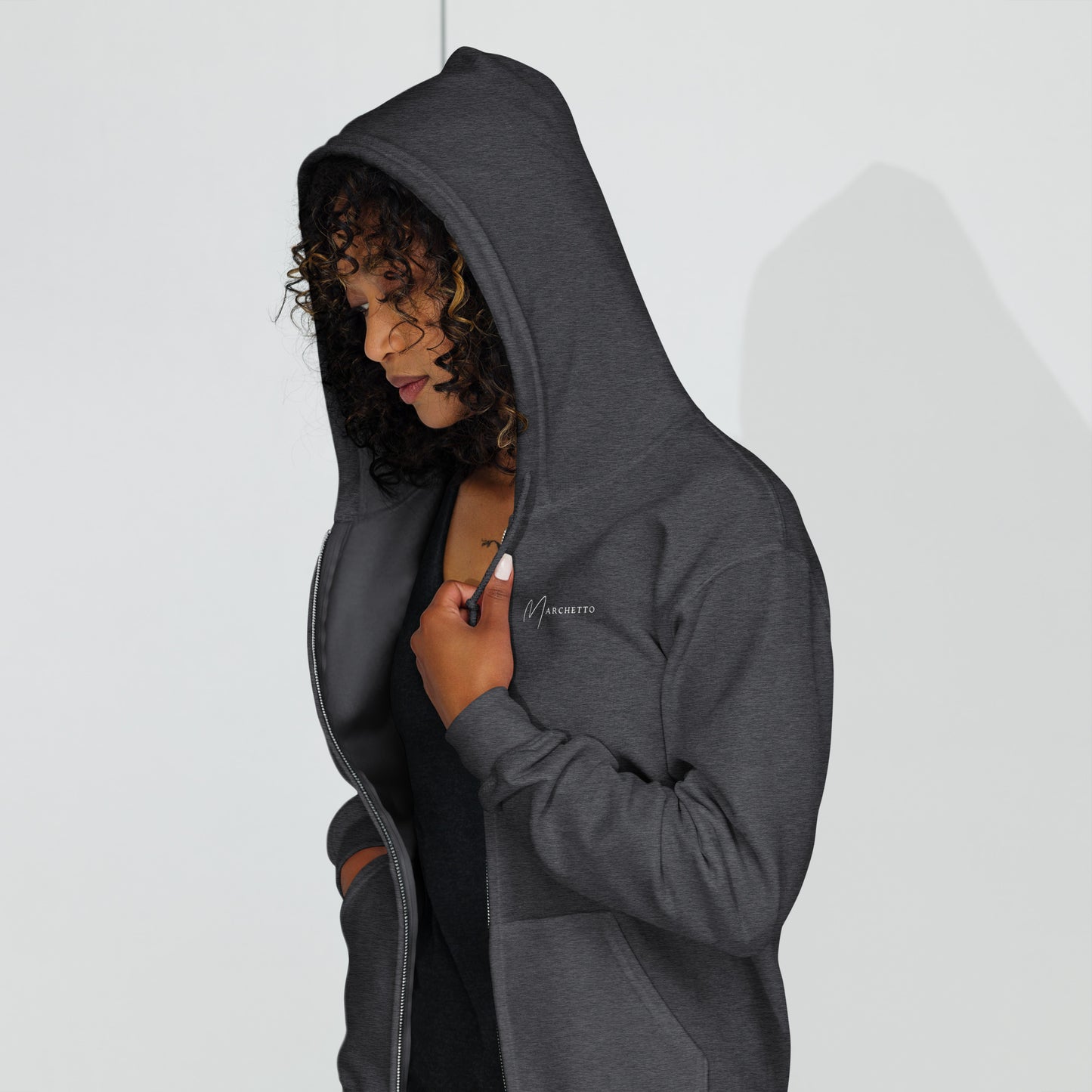 Marchetto Unisex zip hoodie